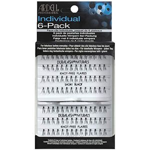 Ardell Knot-Free Individuals Eye Lashes, Short, Black, Pack of 6 Ardell Knot-Free Individuals Eye Lashes, Short, Black, Pack of 6