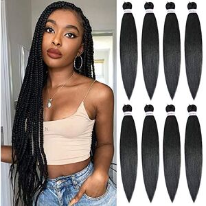 Alrence Pre Stretched Braiding Hair Long Braid 30 Inch 8 Packs Braiding Hair Extensions Professional Synthetic Fiber Crochet Twist Braids Alrence Pre Stretched Braiding Hair Long Braid 30 Inch 8 Packs Braiding Hair Extensions Professional Synthetic Fiber Crochet Twist Braids