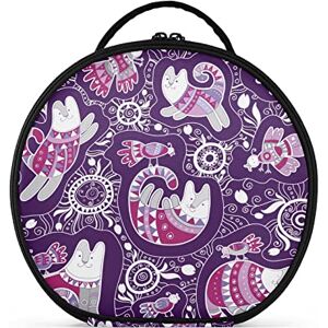 Moyyo Cute Cats and Birds Large Make up Bag for Women, Travel Makeup Bag with Removable Compartments, Waterproof Cosmetic Bag Portable Make Up Train Case Makeup Organiser Bag Toiletry Bag Moyyo Cute Cats and Birds Large Make up Bag for Women, Travel Makeup Bag with Removable Compartments, Waterproof Cosmetic Bag Portable Make Up Train Case Makeup Organiser Bag Toiletry Bag
