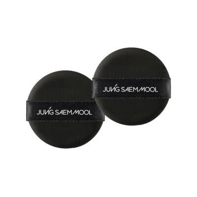 JUNG SAEM MOOL Cushion Foundation Puff The Round Shape 2.1 Inch (2pcs) Cushion Puff for Liquid Foundation Application, Soft Smooth Easy-Tap Sponge for Seamless Blending, Korean Makeup Artist Brand JUNG SAEM MOOL Cushion Foundation Puff The Round Shape 2.1 Inch (2pcs) Cushion Puff for Liquid Foundation Application, Soft Smooth Easy-Tap Sponge for Seamless Blending, Korean Makeup Artist Brand