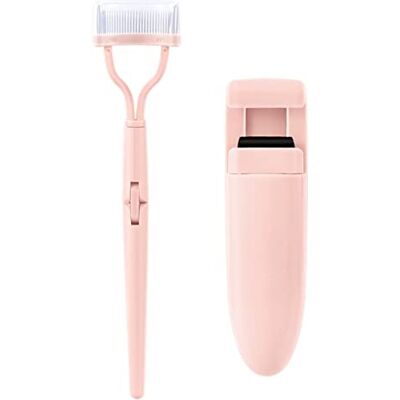 ZEPFJHE Eyelash Comb with Eyelashes Curler Set Arc-Designed Eyelash Separator Mascara-Applicator Eyebrow Brush Lashes Clamp Separator and Curler Tool Comb Metal Lashes Tool Extensions and Kit ZEPFJHE Eyelash Comb with Eyelashes Curler Set Arc-Designed Eyelash Separator Mascara-Applicator Eyebrow Brush Lashes Clamp Separator and Curler Tool Comb Metal Lashes Tool Extensions and Kit