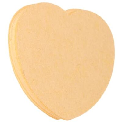 Bbajszx 50Pcs Heart Shaped Wood Fiber Facial Cleaning Tools Kind on Skin and Great for Dirt Facial Cleansing Puff Bbajszx 50Pcs Heart Shaped Wood Fiber Facial Cleaning Tools Kind on Skin and Great for Dirt Facial Cleansing Puff
