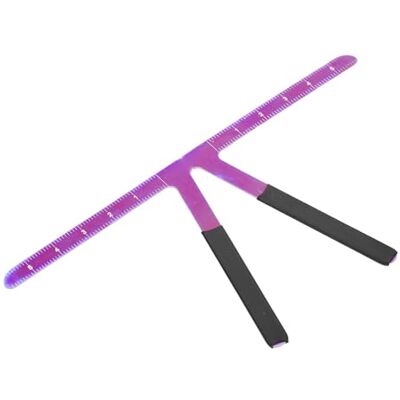 FILFEEL Tattoo Eyebrow Ruler, Permanent Makeup Measure Tool Metal Eyebrow Balance Ruler Shaping Stencil Tools(Purple) FILFEEL Tattoo Eyebrow Ruler, Permanent Makeup Measure Tool Metal Eyebrow Balance Ruler Shaping Stencil Tools(Purple)