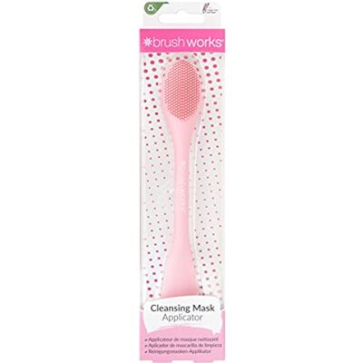 Brushworks Cleansing Mask Applicator, Pink Brushworks Cleansing Mask Applicator, Pink