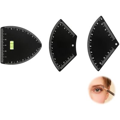 Ahmany Multiple Function Eyebrow Shaping Tool with Precise Measurement Guides Adjustable Brow Stencils for Symmetrical Brow Design Eyebrow Rulers with Scale Ahmany Multiple Function Eyebrow Shaping Tool with Precise Measurement Guides Adjustable Brow Stencils for Symmetrical Brow Design Eyebrow Rulers with Scale