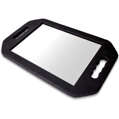CoolBlades Black Foam Handheld Mirror for Hairdressers, Barbers and Makeup Artists Ideal for Home and Professional Use CoolBlades Black Foam Handheld Mirror for Hairdressers, Barbers and Makeup Artists Ideal for Home and Professional Use