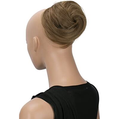 CAISHA Bun Hairpiece Ponytail Hepburn-Bun Scrunchie Updo Dark Blonde DC16 CAISHA Bun Hairpiece Ponytail Hepburn-Bun Scrunchie Updo Dark Blonde DC16