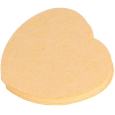 CAZSTYK 50Pcs Heart Shaped Wood Fiber Facial Cleaning Tools Kind on Skin and Great for Dirt Facial Cleansing Puff CAZSTYK 50Pcs Heart Shaped Wood Fiber Facial Cleaning Tools Kind on Skin and Great for Dirt Facial Cleansing Puff