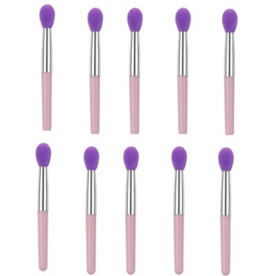 Qsvbeeqj Friendly Lip Brush Collection 10 Soft Silicone Makeup Applicators Reusable Cosmetic Tools For Daily Use Precise Silicone Lip Applicator Qsvbeeqj Friendly Lip Brush Collection 10 Soft Silicone Makeup Applicators Reusable Cosmetic Tools For Daily Use Precise Silicone Lip Applicator