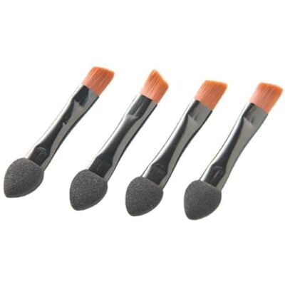 Kpeaoy 20 Pcs Mini Double Sided Eyeshadow Applicator Sponge Brush Set Double-ended Sponge & Angled Brow Brush, Portable Compatible With Travel Makeup Kpeaoy 20 Pcs Mini Double Sided Eyeshadow Applicator Sponge Brush Set Double-ended Sponge & Angled Brow Brush, Portable Compatible With Travel Makeup