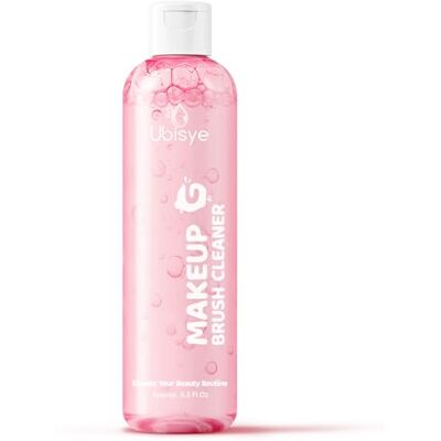 Ubisye Makeup Brush Cleaner, Make Up Brush Cleaner Solution, Makeup Cleaner for Brushes, Beauty Sponge, Powder Puff, Deep Clean Brush Shampoo, Gentle Formula Cruelty Free 5.3 FL.OZ Ubisye Makeup Brush Cleaner, Make Up Brush Cleaner Solution, Makeup Cleaner for Brushes, Beauty Sponge, Powder Puff, Deep Clean Brush Shampoo, Gentle Formula Cruelty Free 5.3 FL.OZ