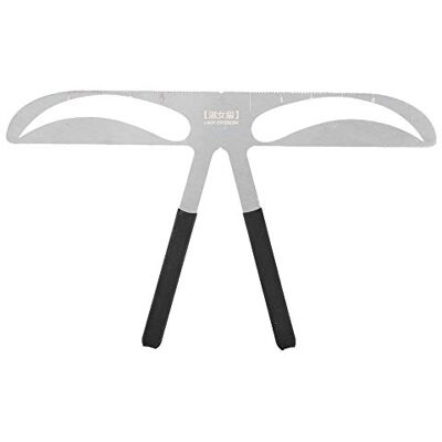 Semme 3 Types Eyebrow Ruler,Eyebrow Measuring Ruler,Professional Eyebrow Shaping Stencil, DIY Shaping Define Ruler Makeup Tool(Lady Eyebrow) Semme 3 Types Eyebrow Ruler,Eyebrow Measuring Ruler,Professional Eyebrow Shaping Stencil, DIY Shaping Define Ruler Makeup Tool(Lady Eyebrow)