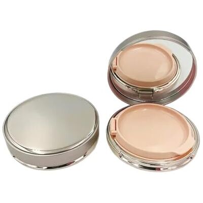 PSNKLMM Container with Powder Sponge Mirror for BB Cream Foundation 15g/0.5oz Empty Air Cushion Puff Box Portable Cosmetic Makeup Case(Champagne gold) PSNKLMM Container with Powder Sponge Mirror for BB Cream Foundation 15g/0.5oz Empty Air Cushion Puff Box Portable Cosmetic Makeup Case(Champagne gold)