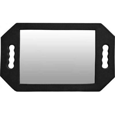 BY MIA Lightweight Handheld Mirror for Barbers & Salons Double Handle Viewing Mirror for Back of Head Haircuts BY MIA Lightweight Handheld Mirror for Barbers & Salons Double Handle Viewing Mirror for Back of Head Haircuts