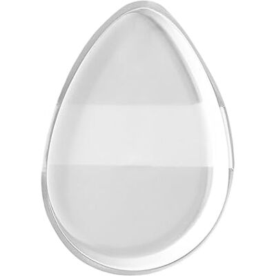 Qcbuegof Professional Silicone Makeup Puff Transparent Cosmetic Application Tool for Women Even Product Distribution Transparent Silicone Cushion Qcbuegof Professional Silicone Makeup Puff Transparent Cosmetic Application Tool for Women Even Product Distribution Transparent Silicone Cushion