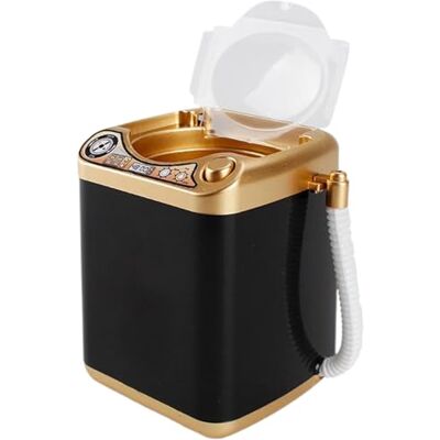 Hperu 4x3x3 Inch Makeup Sponge Cleaner Machine Automatic Mini Blender Battery Operated Blender Cleaner Cute Make Up for Makeup Sponge Powder Puffs No Battery Hperu 4x3x3 Inch Makeup Sponge Cleaner Machine Automatic Mini Blender Battery Operated Blender Cleaner Cute Make Up for Makeup Sponge Powder Puffs No Battery