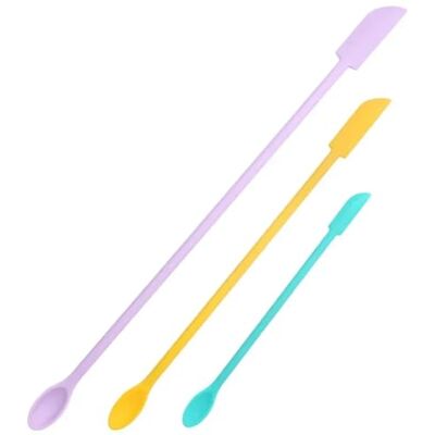 Xinglongs Face Mask Brush 4sets 12pcs Makeup Spatula Cosmetic Bottle Silicone Mini Scraper Three Piece Set Baking Double End Two In One Spatula Jam Bottle Scraper Spoon Set For Cosmetic Makeup(Multicolour26) Xinglongs Face Mask Brush 4sets 12pcs Makeup Spatula Cosmetic Bottle Silicone Mini Scraper Three Piece Set Baking Double End Two In One Spatula Jam Bottle Scraper Spoon Set For Cosmetic Makeup(Multicolour26)