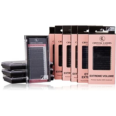 Crystal Lashes Professional Eyelash Styling Tweezers Set Crystal Lashes Professional Eyelash Styling Tweezers Set