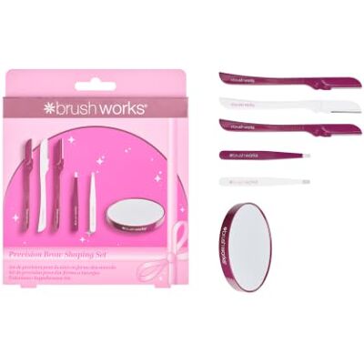 Brushworks Precision Brow Shaping Set, 6 Piece Set Brushworks Precision Brow Shaping Set, 6 Piece Set
