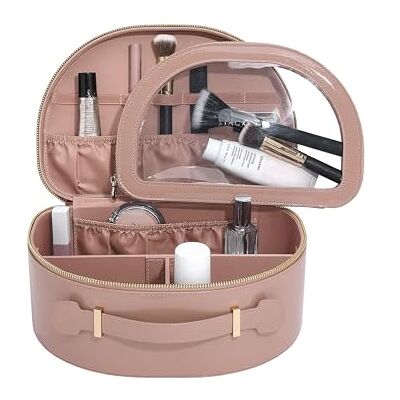Stackers Patent Copper Rose Vanity Case Stackers Patent Copper Rose Vanity Case