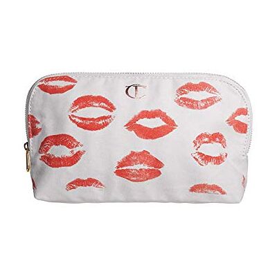 Charlotte Tilbury 1st Edition Makeup Bag - Lip Print Canvas - Night Crimson - Makeup Bag Charlotte Tilbury 1st Edition Makeup Bag - Lip Print Canvas - Night Crimson - Makeup Bag