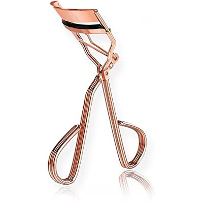 AKH ® Rose Gold Eyelash Curler Stainless Steel Curling Applicator Metal Makeup Curling Tool Cosmetic Makeup Tools One Size Stainless Steel Perfect Curling Applicator for Ladies Eye Lashes AKH ® Rose Gold Eyelash Curler Stainless Steel Curling Applicator Metal Makeup Curling Tool Cosmetic Makeup Tools One Size Stainless Steel Perfect Curling Applicator for Ladies Eye Lashes