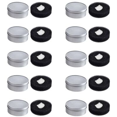 JUYAXIN Portable Makeup Brush Cleaner Sponges 10 Pieces Cosmetic Brushes Cleaning Sponge for Daily Routine Makeup Brush Tool JUYAXIN Portable Makeup Brush Cleaner Sponges 10 Pieces Cosmetic Brushes Cleaning Sponge for Daily Routine Makeup Brush Tool