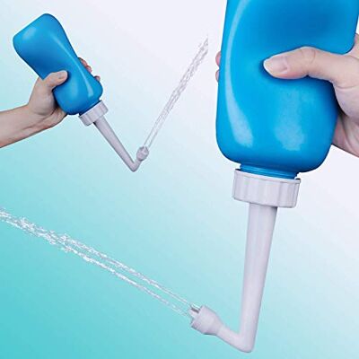 In My Bathroom Butt Buddy Go Portable Handheld Bidet & Fresh Water Bottle Sprayer (for Home, Travel, Outdoors Retractable Nozzle, Soft-Squeeze Plastic, Large Volume Stay Clean On-The-Go Carry Bag Included) In My Bathroom Butt Buddy Go Portable Handheld Bidet & Fresh Water Bottle Sprayer (for Home, Travel, Outdoors Retractable Nozzle, Soft-Squeeze Plastic, Large Volume Stay Clean On-The-Go Carry Bag Included)
