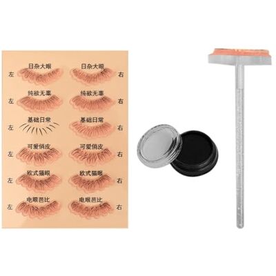Suammiitstrieadea Lower Eyelash Stamps Stencil 6 Pairs Silicone Makeup Tool for Travel 6 pairs different No.s silicone material easy press portable DIY lower lash extensions universal for eye shapes Suammiitstrieadea Lower Eyelash Stamps Stencil 6 Pairs Silicone Makeup Tool for Travel 6 pairs different No.s silicone material easy press portable DIY lower lash extensions universal for eye shapes