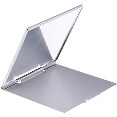 Wdfnexalai Portable Mini Travel Mirror Aluminum Alloy Pocket Size for Camping Aluminum alloy,durable,handheld or tabletop,pocket size,easy carry,for camping,travel,home,Made Wdfnexalai Portable Mini Travel Mirror Aluminum Alloy Pocket Size for Camping Aluminum alloy,durable,handheld or tabletop,pocket size,easy carry,for camping,travel,home,Made