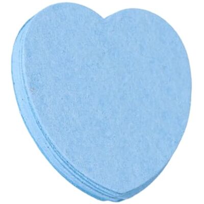 CAZSTYK 50Pcs Heart Shaped Wood Fiber Facial Cleaning Tools Kind on Skin and Great for Dirt Facial Cleansing Puff CAZSTYK 50Pcs Heart Shaped Wood Fiber Facial Cleaning Tools Kind on Skin and Great for Dirt Facial Cleansing Puff