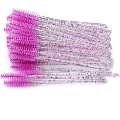 Mlyvax 400Pcs Eyelash Extension Wand Applicator Spoolies Makeup Brushes Set Disposable lash spoolies for precise application, gentle on extensions, bulk pack for salons or home use. Mlyvax 400Pcs Eyelash Extension Wand Applicator Spoolies Makeup Brushes Set Disposable lash spoolies for precise application, gentle on extensions, bulk pack for salons or home use.