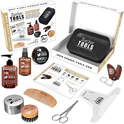 BARBER TOOLS Kit / Set / Beard Care and Care Set with Barber Care Cosmetics Made in France ✮ ✮ BARBER TOOLS Kit / Set / Beard Care and Care Set with Barber Care Cosmetics Made in France ✮ ✮