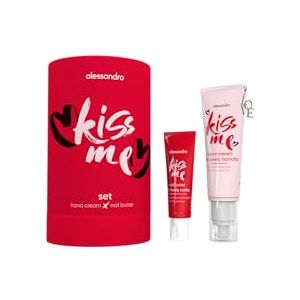 alessandro Kiss Me Care Set 2-Piece Hand Cream & Nail Butter alessandro Kiss Me Care Set 2-Piece Hand Cream & Nail Butter