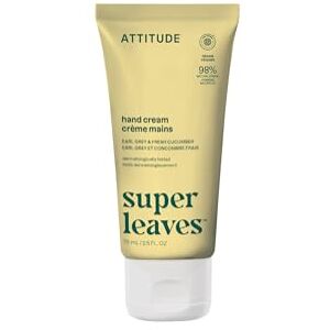 ATTITUDE Hand Cream, EWG Verified, Plant and Mineral-Based, Dermatologically Tested, Vegan Personal Care Products, Lemon Leaves, 75 mL ATTITUDE Hand Cream, EWG Verified, Plant and Mineral-Based, Dermatologically Tested, Vegan Personal Care Products, Lemon Leaves, 75 mL