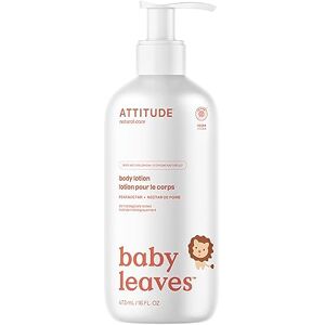 ATTITUDE Baby Lotion, EWG Verified Moisturizer, Dermatologically Tested Moisturizing Cream, Vegan, Pear Nectar, 473 mL ATTITUDE Baby Lotion, EWG Verified Moisturizer, Dermatologically Tested Moisturizing Cream, Vegan, Pear Nectar, 473 mL