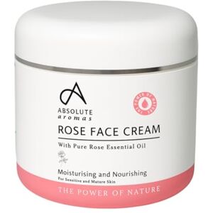 Absolute Aromas Rose Face Cream 260ml Natural Moisturiser with Pure Rose Essential Oil Hydrating, Soothing & Anti-Ageing Face Cream for Dry or Sensitive Skin Absolute Aromas Rose Face Cream 260ml Natural Moisturiser with Pure Rose Essential Oil Hydrating, Soothing & Anti-Ageing Face Cream for Dry or Sensitive Skin