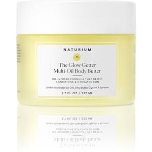 Naturium The Glow Getter Whipped Multi-Oil Body Butter, Firming Cream & Body Moisturiser with Shea Butter, 7.7 fl oz Naturium The Glow Getter Whipped Multi-Oil Body Butter, Firming Cream & Body Moisturiser with Shea Butter, 7.7 fl oz