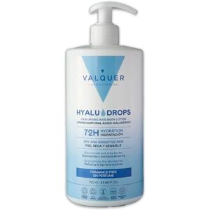 Valquer Laboratorios Valquer Hyaludrops Fragrance-Free Body Moisturizing Lotion – For Dry and Sensitive Skin, Up to 72 Hours of Nourishing Hydration with Hyaluronic Acid, Niacinamide, and Shea Butter – 700 ml Valquer Laboratorios Valquer Hyaludrops Fragrance-Free Body Moisturizing Lotion – For Dry and Sensitive Skin, Up to 72 Hours of Nourishing Hydration with Hyaluronic Acid, Niacinamide, and Shea Butter – 700 ml