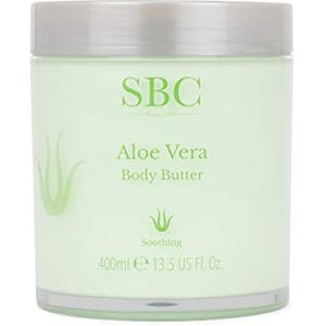SBC Skincare Aloe Vera Body Butter 400ml Hydrating Aloe Vera Body Lotion Cooling Aloe Vera Cream For All Skin Types Vegan Friendly Body Lotion SBC Skincare Aloe Vera Body Butter 400ml Hydrating Aloe Vera Body Lotion Cooling Aloe Vera Cream For All Skin Types Vegan Friendly Body Lotion