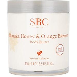 SBC Skincare Manuka Honey & Orange Blossom Body Butter 400ml Shea Butter And Propolis Body Lotion Moisturising Body Cream For Dry And Sensitive Skin SBC Skincare Manuka Honey & Orange Blossom Body Butter 400ml Shea Butter And Propolis Body Lotion Moisturising Body Cream For Dry And Sensitive Skin