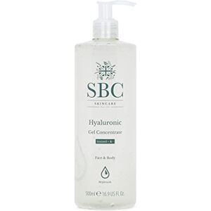 SBC Skincare Hyaluronic Gel Concentrate 500ml Hydrating and Replenishing Moisturiser for Face and Body SBC Skincare Hyaluronic Gel Concentrate 500ml Hydrating and Replenishing Moisturiser for Face and Body