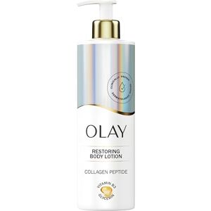 Olay Collagen Peptide Restoring Body Lotion, 24HR Moisturising Cream Body Skin Care, Improves Elasticity, Collagen Peptide Vitamin B3 and Glycerin, Visibly Moisturised Skin, No Greasy Residue, 500ml Olay Collagen Peptide Restoring Body Lotion, 24HR Moisturising Cream Body Skin Care, Improves Elasticity, Collagen Peptide Vitamin B3 and Glycerin, Visibly Moisturised Skin, No Greasy Residue, 500ml