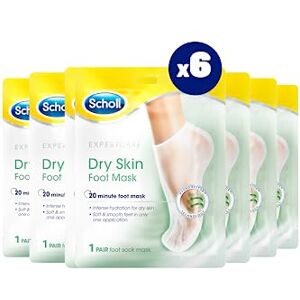 Dr. Scholl's Scholl Expertare Dry Skin Foot Mask Nourishing Foot Mask with Coconut Oil, Urea, and Shea Butter Up To 24-Hour Moisture for Dry Foot Skin 6 Pairs of Foot Mask Socks Dr. Scholl's Scholl Expertare Dry Skin Foot Mask Nourishing Foot Mask with Coconut Oil, Urea, and Shea Butter Up To 24-Hour Moisture for Dry Foot Skin 6 Pairs of Foot Mask Socks