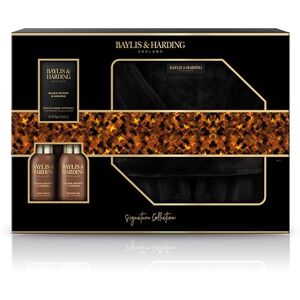 Baylis & Harding Black Pepper & Ginseng Luxury Gown Set (Pack of 1) Vegan Friendly Baylis & Harding Black Pepper & Ginseng Luxury Gown Set (Pack of 1) Vegan Friendly