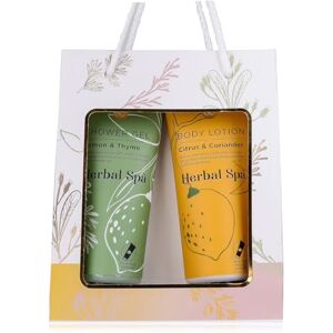 accentra Herbal Spa Bath Set in Reusable Gift Bag, 200 ml Shower Gel, 200 ml Body Lotion, Gift Made of Recycled Material for Women, Valentine's Day, Mother's Day accentra Herbal Spa Bath Set in Reusable Gift Bag, 200 ml Shower Gel, 200 ml Body Lotion, Gift Made of Recycled Material for Women, Valentine's Day, Mother's Day