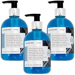 Palm Lochs of Scotland 300ml x 3 Luxury Hand Wash Soothing Hand Cleanser Hydrates Sensitive or Irritated Skin 300ml Pump Bottle with Natural Bioactives to Nourish and Moisturise Vegan-friendly Palm Lochs of Scotland 300ml x 3 Luxury Hand Wash Soothing Hand Cleanser Hydrates Sensitive or Irritated Skin 300ml Pump Bottle with Natural Bioactives to Nourish and Moisturise Vegan-friendly