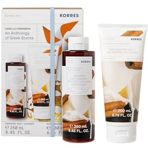 Korres POMEGRANATE GROVE Body Care Gift Set, Fruity, Juicy Pomegranate, Value Set for Men and Women, Shower Gel 250 ml and Body Milk 200 ml, Vegan Korres POMEGRANATE GROVE Body Care Gift Set, Fruity, Juicy Pomegranate, Value Set for Men and Women, Shower Gel 250 ml and Body Milk 200 ml, Vegan