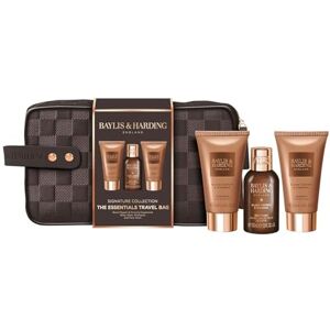 Baylis & Harding Black Pepper & Ginseng Men's The Essentials Travel Wash Bag Gift Set Vegan Friendly Baylis & Harding Black Pepper & Ginseng Men's The Essentials Travel Wash Bag Gift Set Vegan Friendly