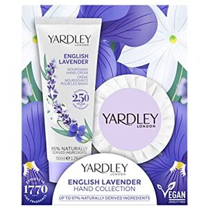 YARDLEY ENGLISH LAVENDER SET 2PC (50G MINI SOAP & 50G HAND CREAM)